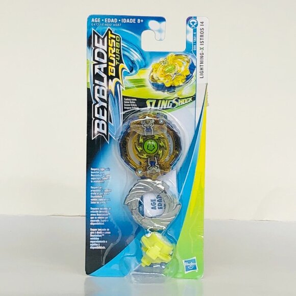 Beyblade Burst Turbo Slingshock Single Top Lightning-X Istros I4 New Sealed - Picture 8 of 14